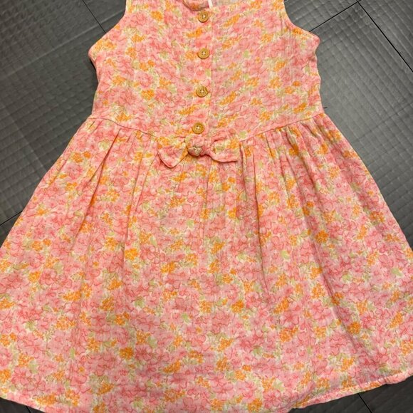 LAURA ASHLEY GIRLS FLORAL SUN DRESS SIZE 5 - Picture 5 of 6